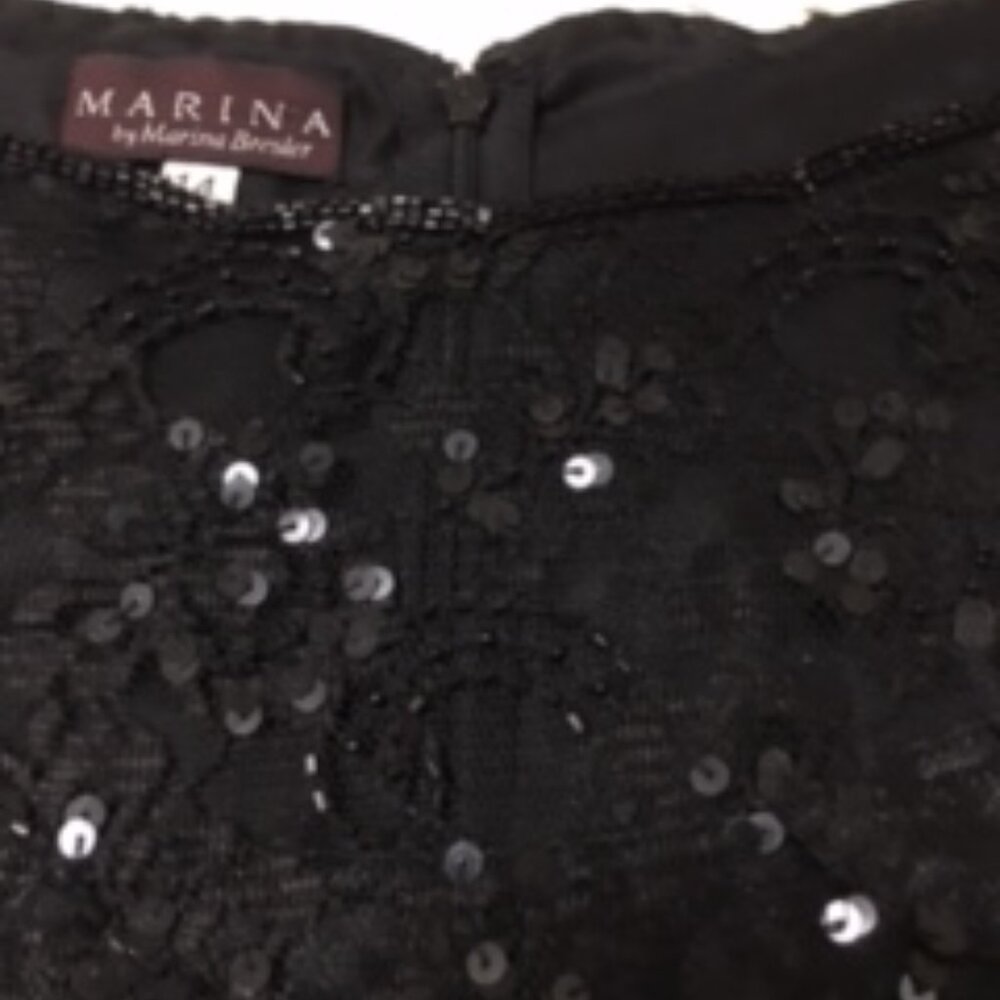 Vintage Marina by Marina Bresler Evening Dress  Size 14